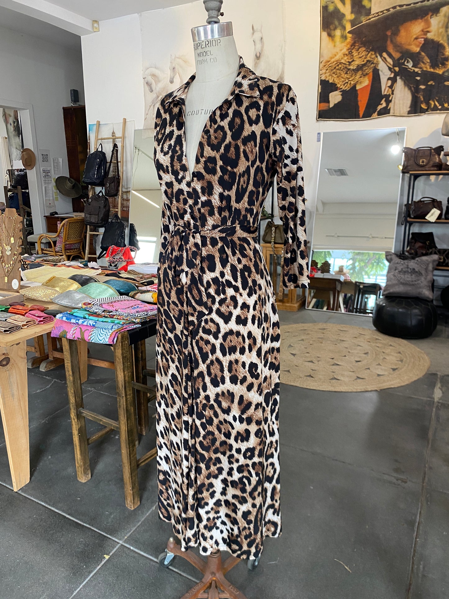 Elegance Miss Paris Leopard Dress