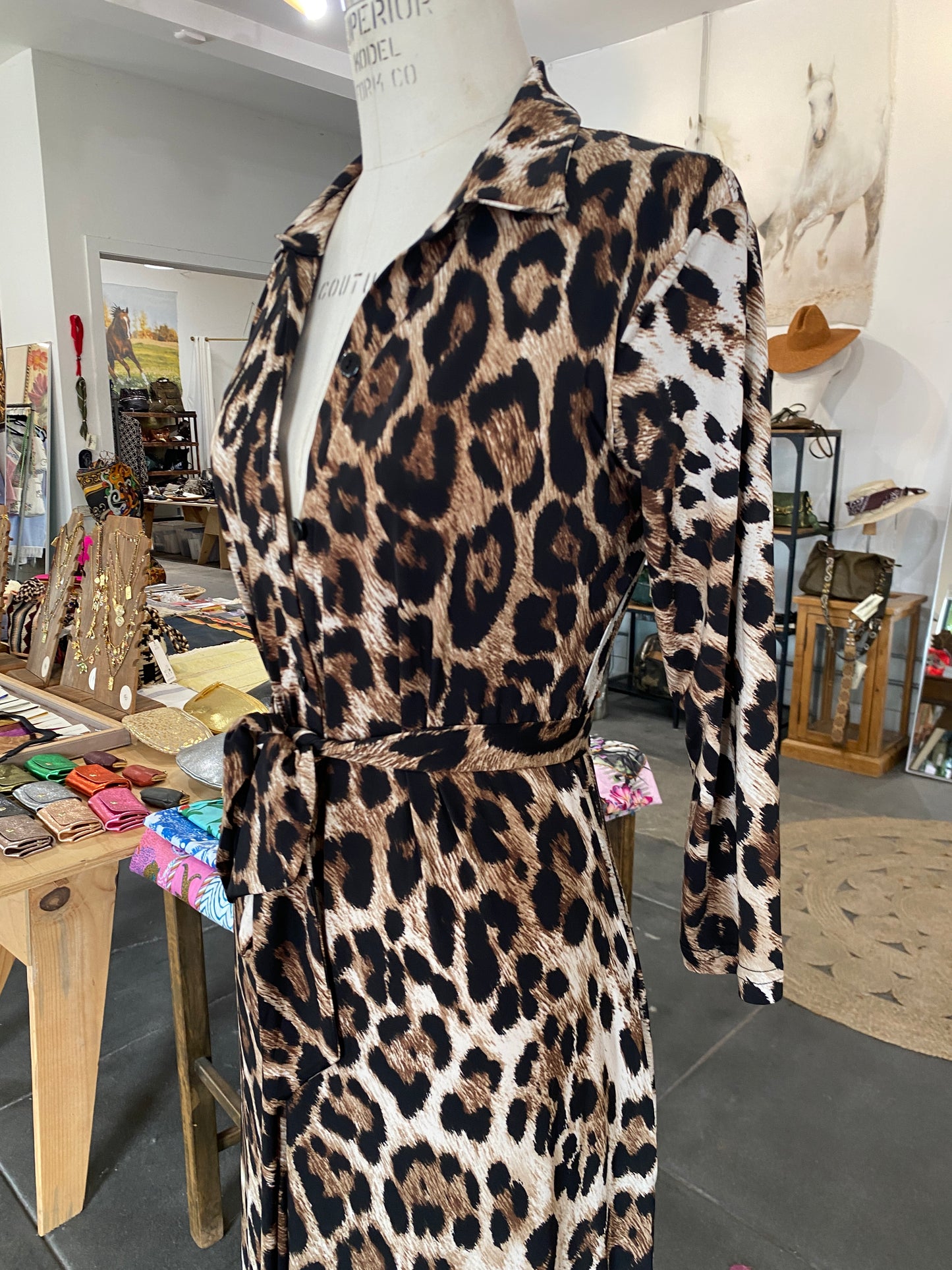 Elegance Miss Paris Leopard Dress