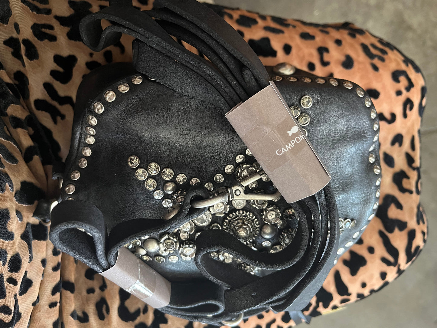 Campomaggi Studded Purse with Star Design