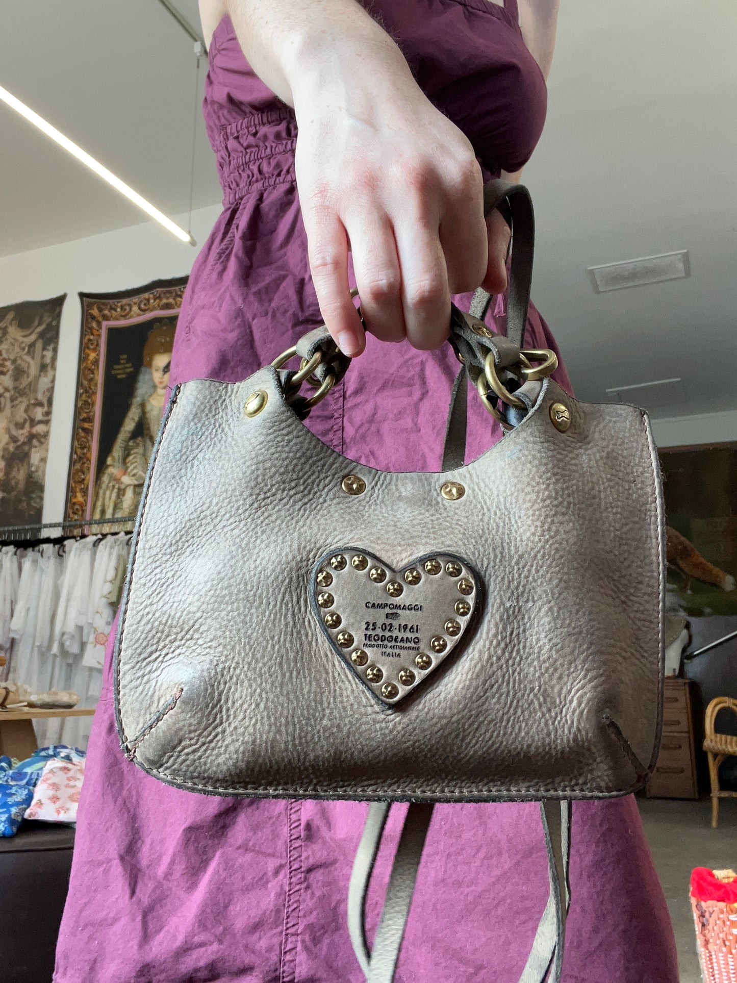 Campomaggi Luigia Bag in Cemento
