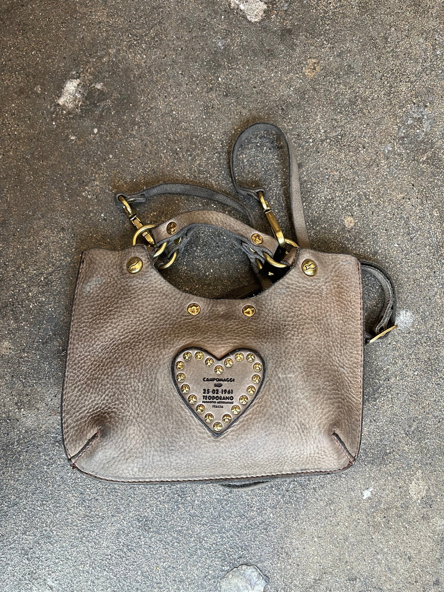 Campomaggi Luigia Bag in Cemento