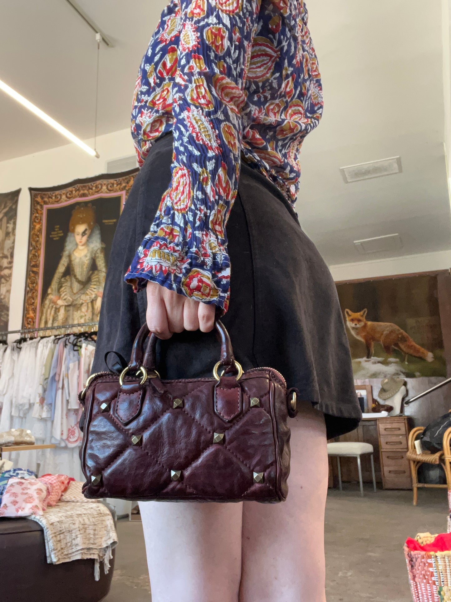Campomaggi Mini Quilted Leather Handbag