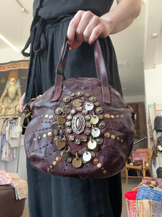 Campomaggi Embellished Purse in Vinaccia