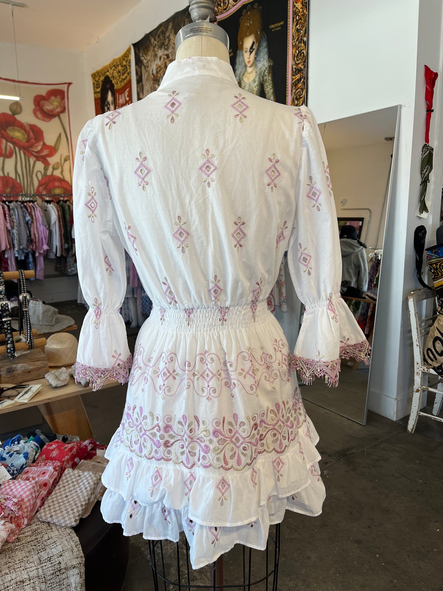 Temptation Positano Baba Mini Dress in Lilac