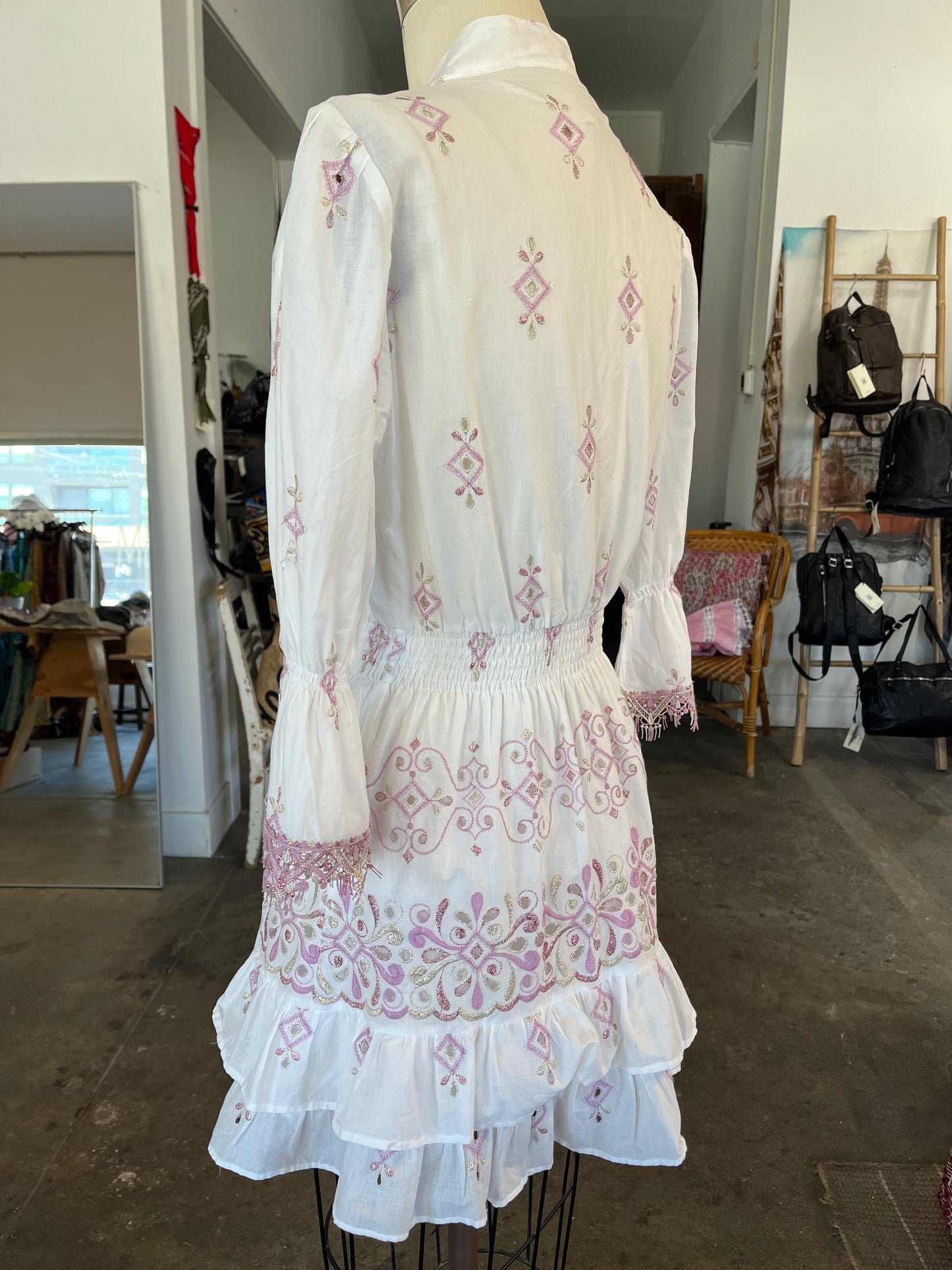 Temptation Positano Baba Mini Dress in Lilac
