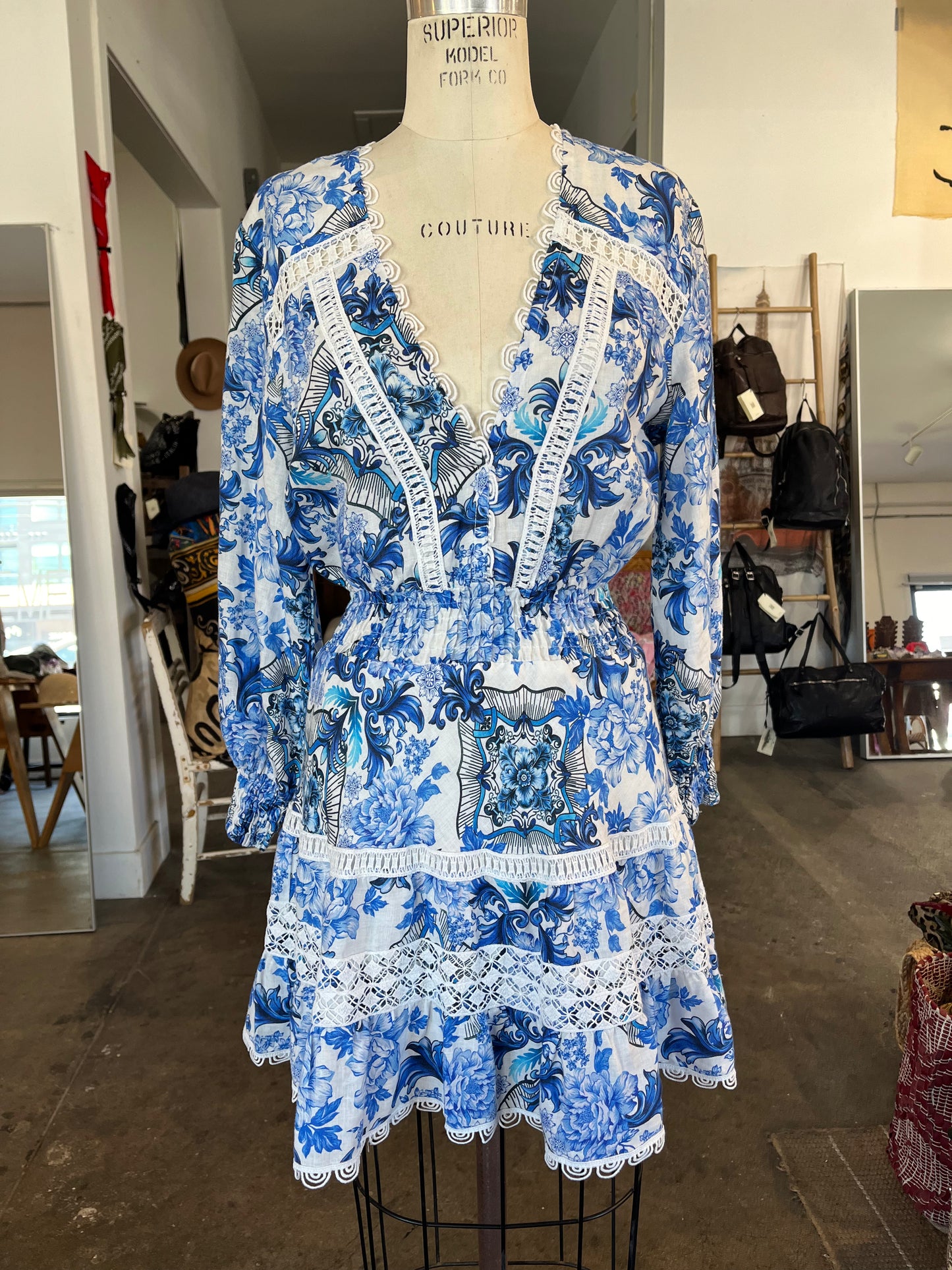 Temptation Positano Idice 26 Dress in Peonia Blue