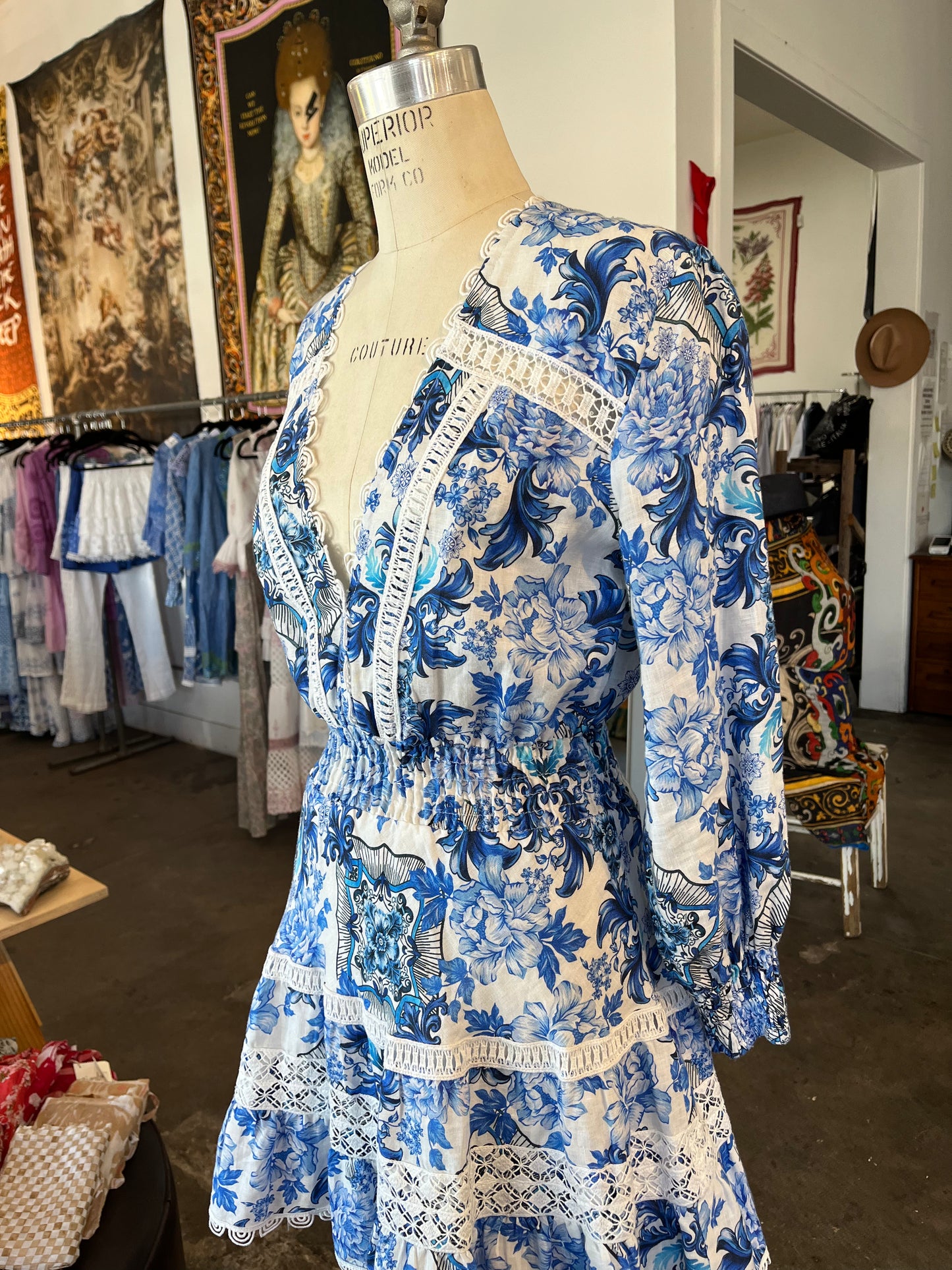 Temptation Positano Idice 26 Dress in Peonia Blue