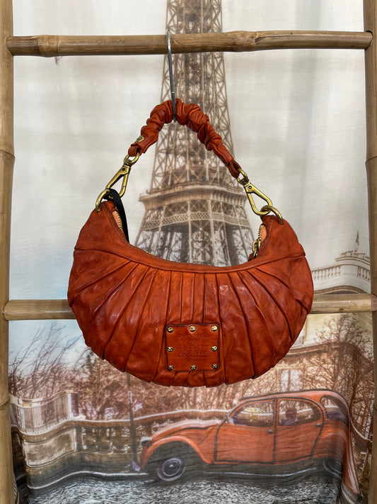 Shoulder Bag "LUNA" in Mattone