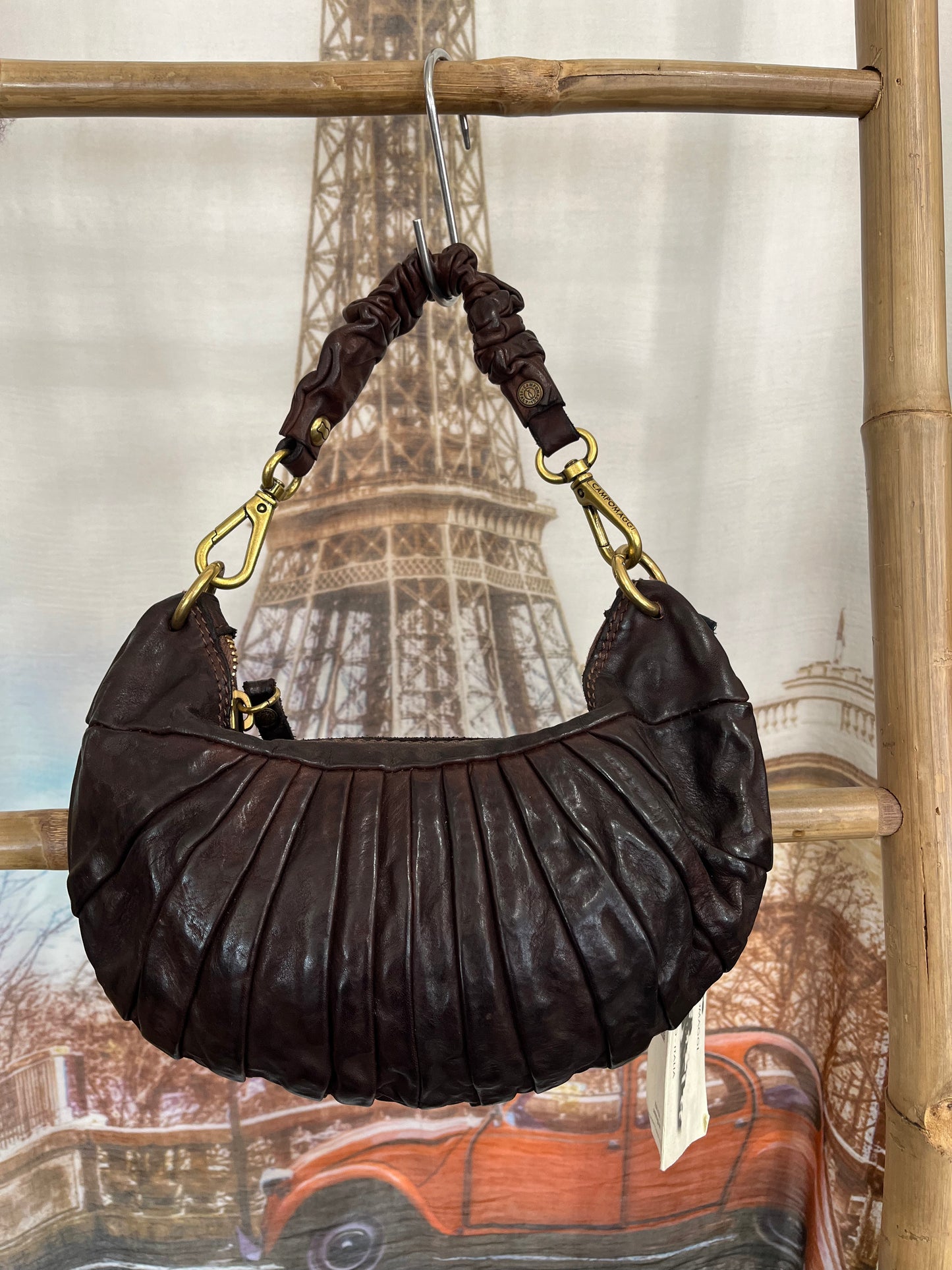 Shoulder Bag "LUNA" in Moro