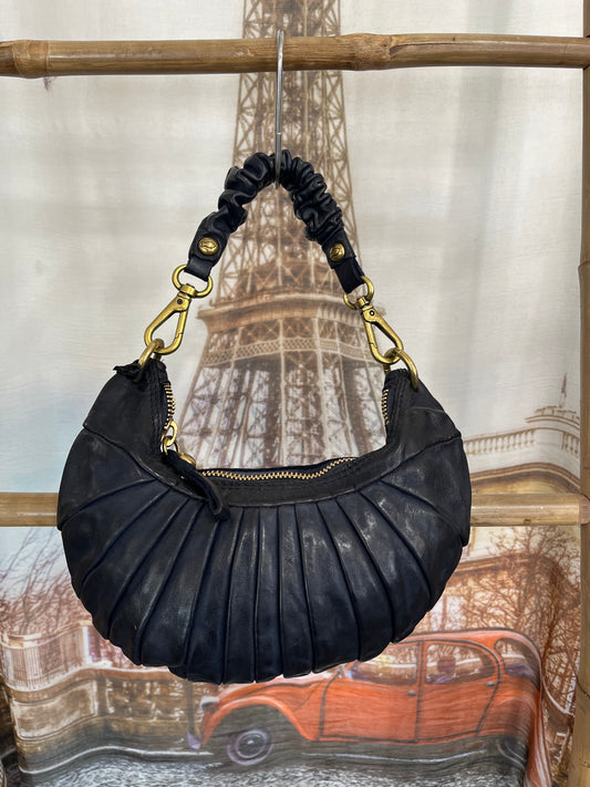 Shoulder Bag "LUNA" in Dark Blue