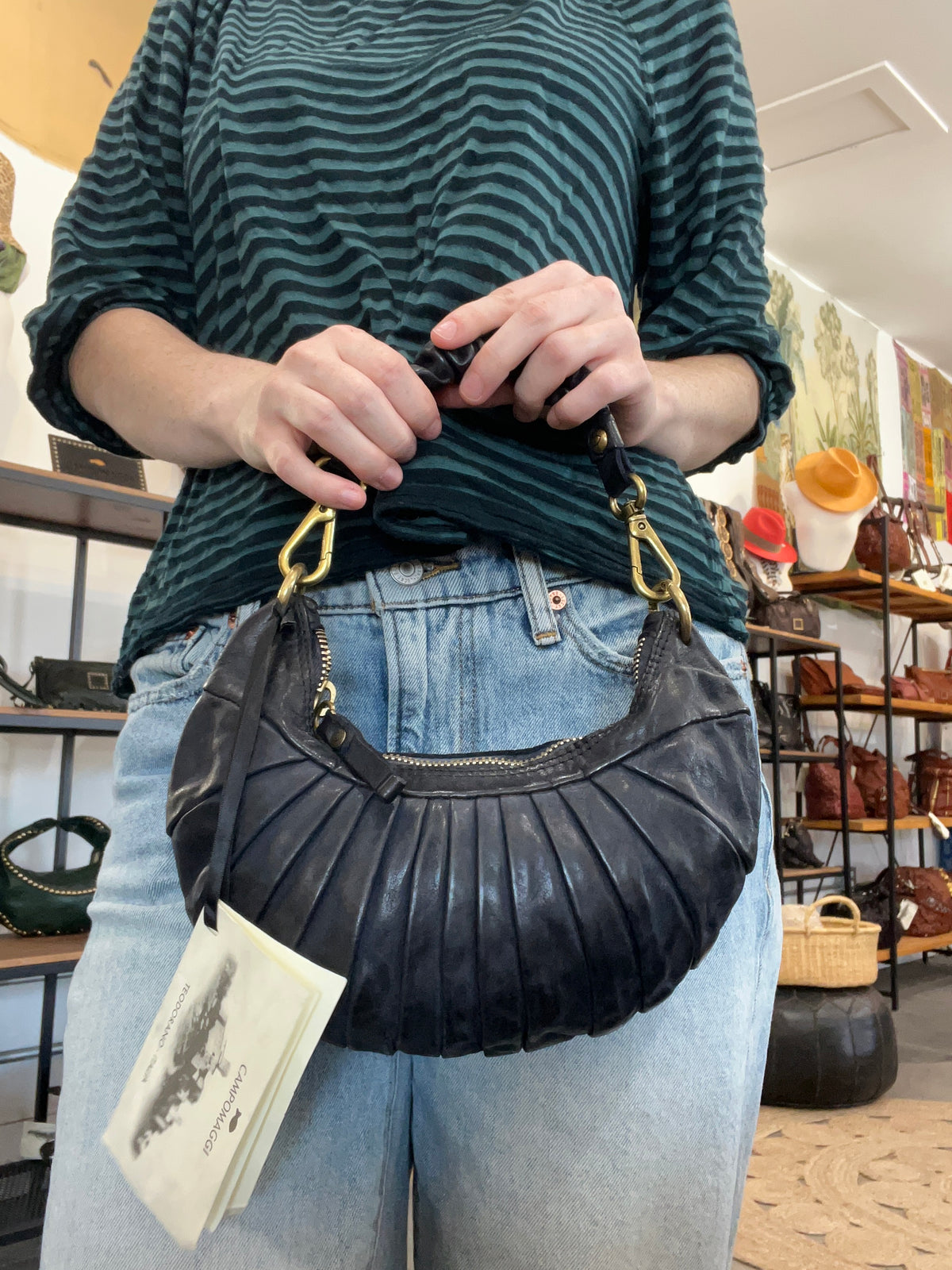 Shoulder Bag "LUNA" in Dark Blue
