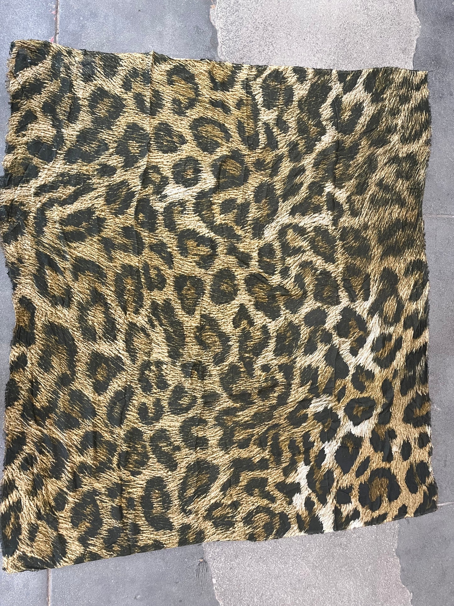 813 Ottotredici Cheetah-Print Scarf