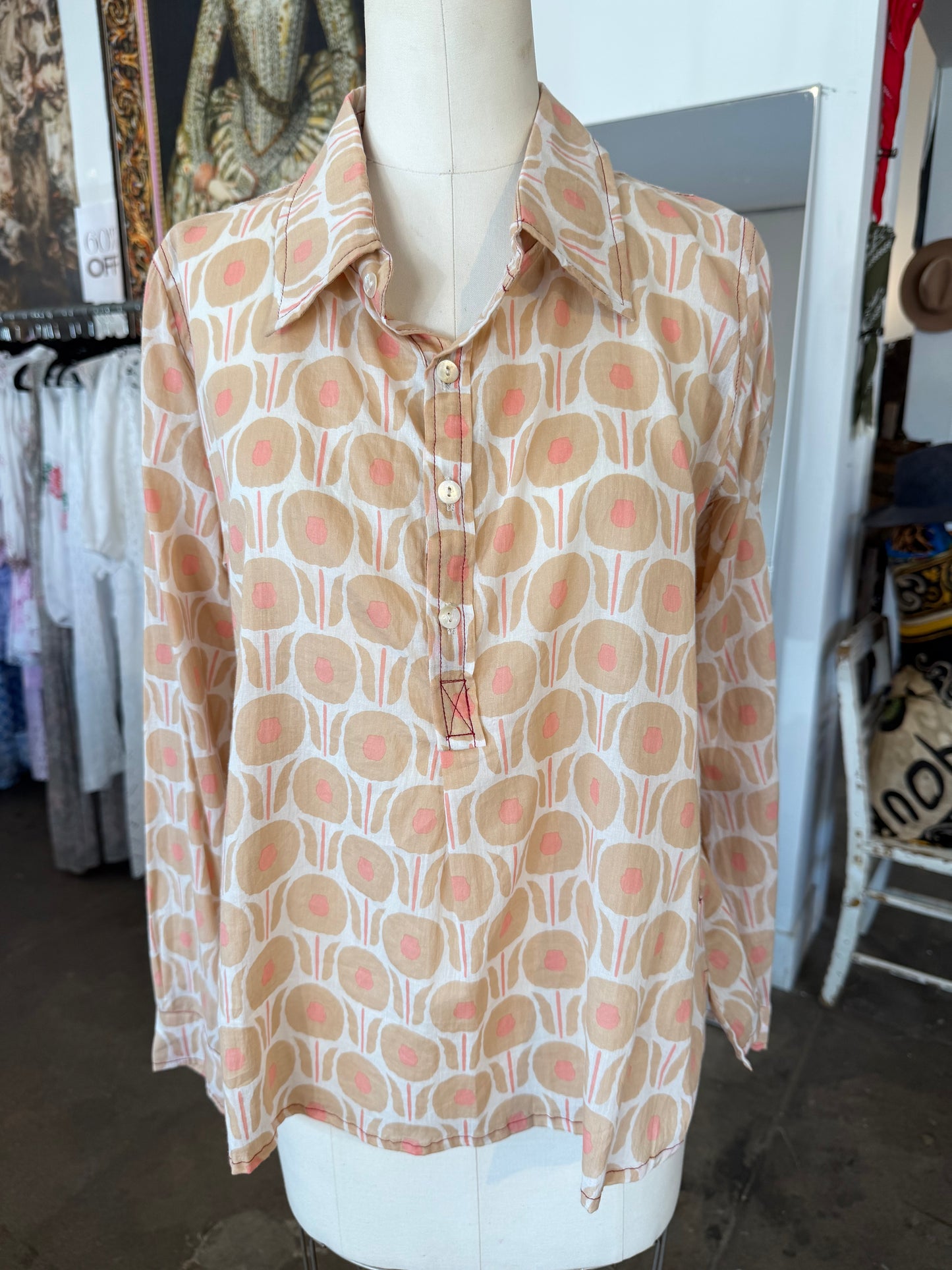 Nimbu Long Sleeve Shirt in Sunflower Beige