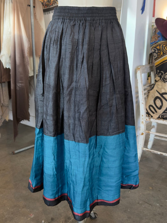 Nimbu IDI HP Silk Skirt in Black