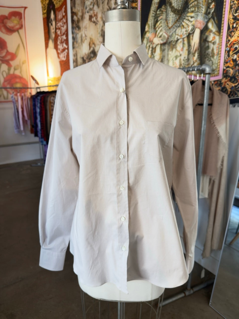 Emanuele Maffeis Checkered Button Down Shirt