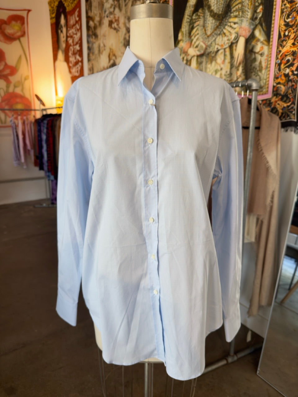 Emanuele Maffeis Art. Lucca Mod. Judith Checkered Button Down Shirt