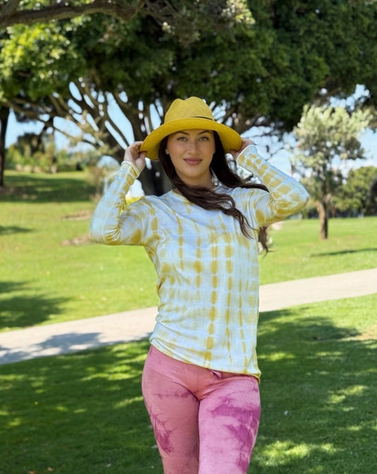 Parker Blue Cashmere Sweater