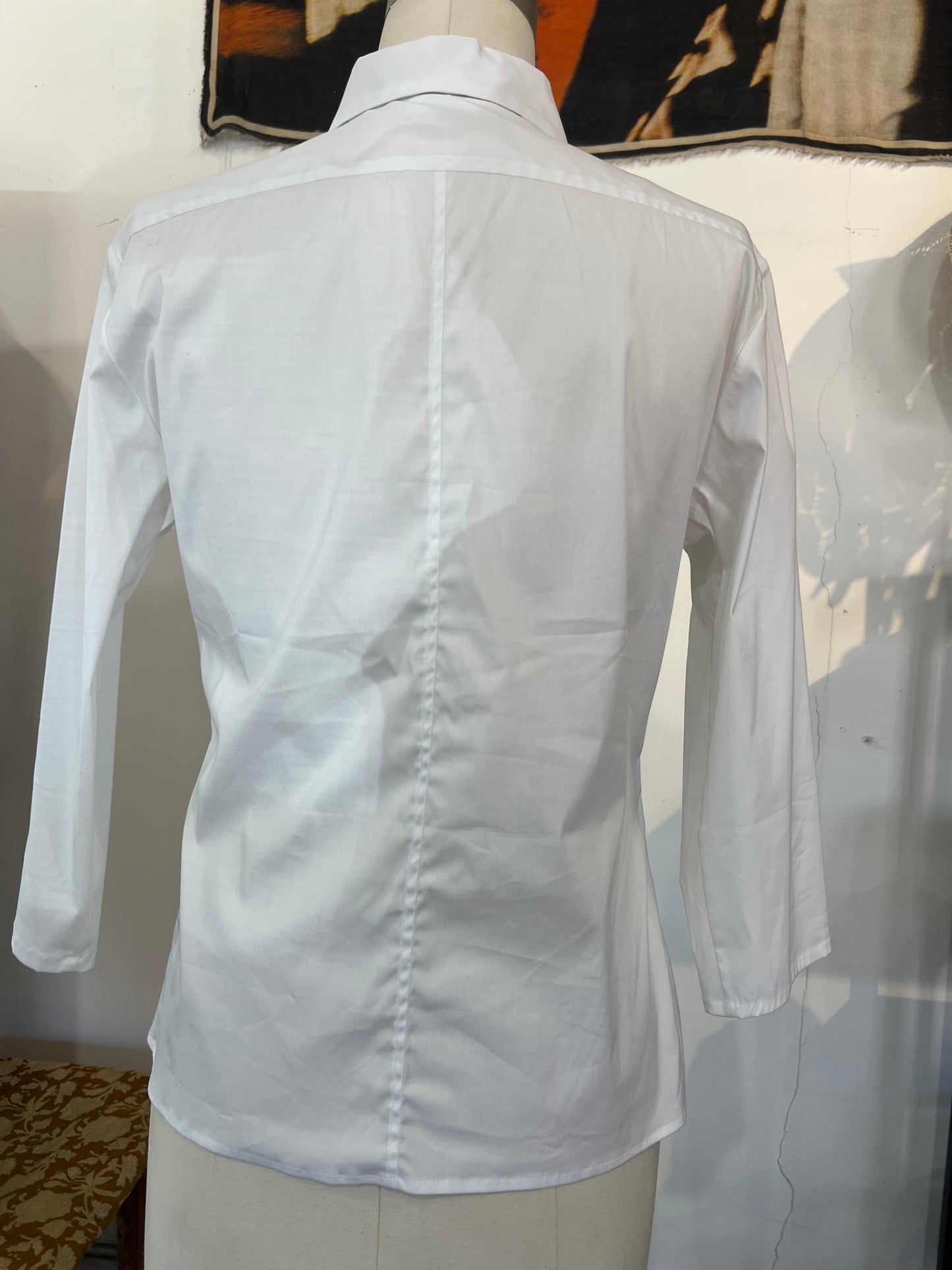 Emanuele Maffei's Button Down Mid Sleeve White Shirt