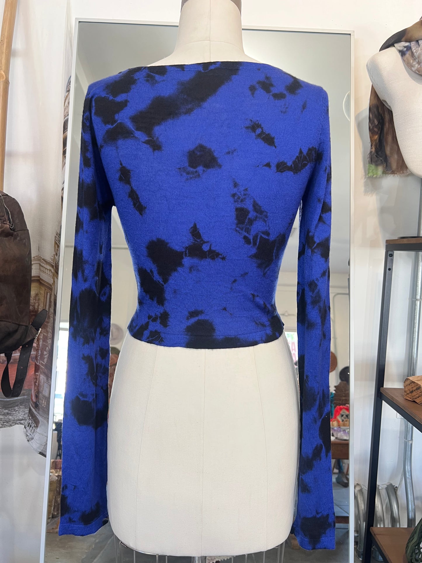 Parker Blue Cashmere Sweater