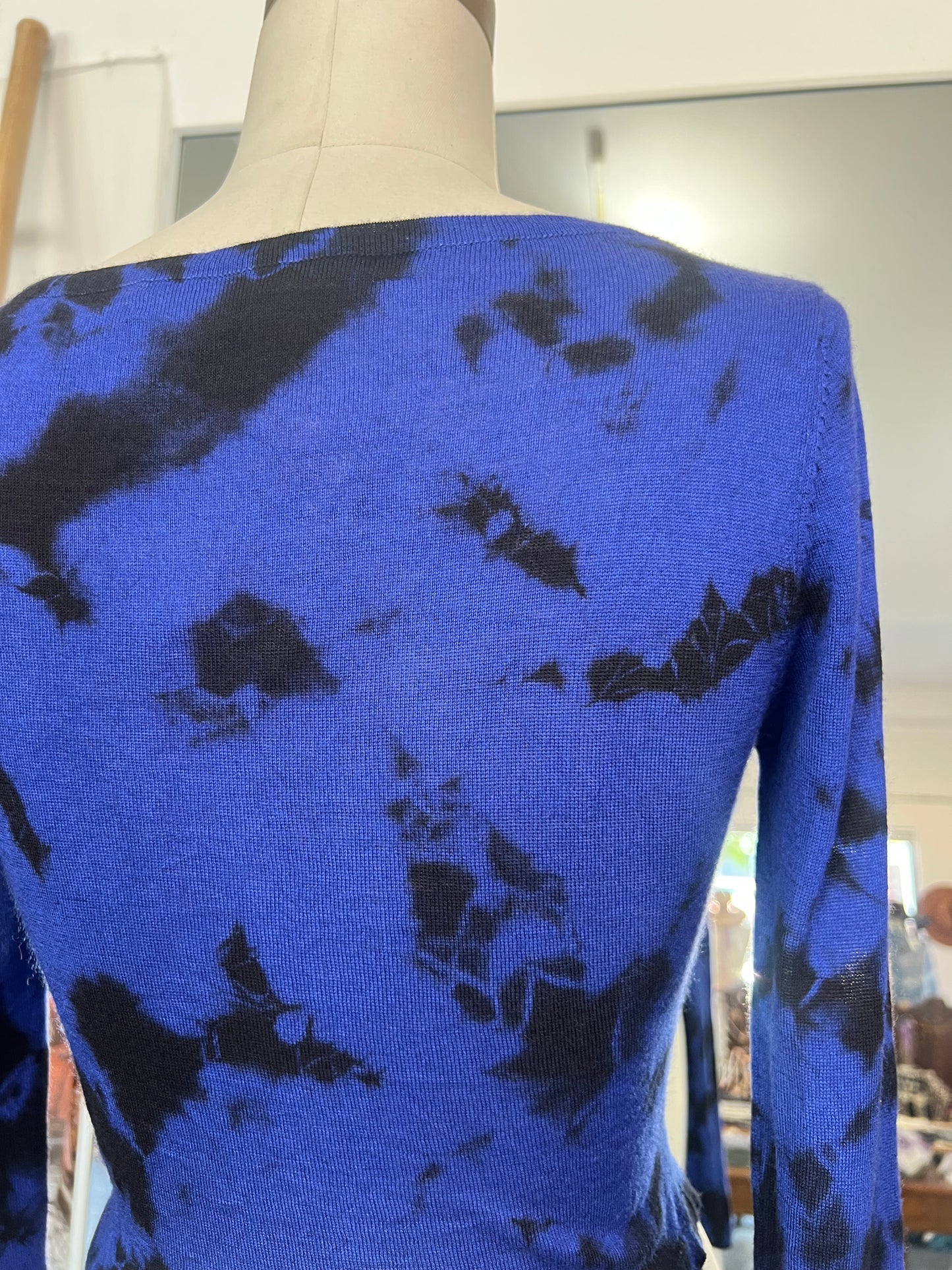 Parker Blue Cashmere Sweater
