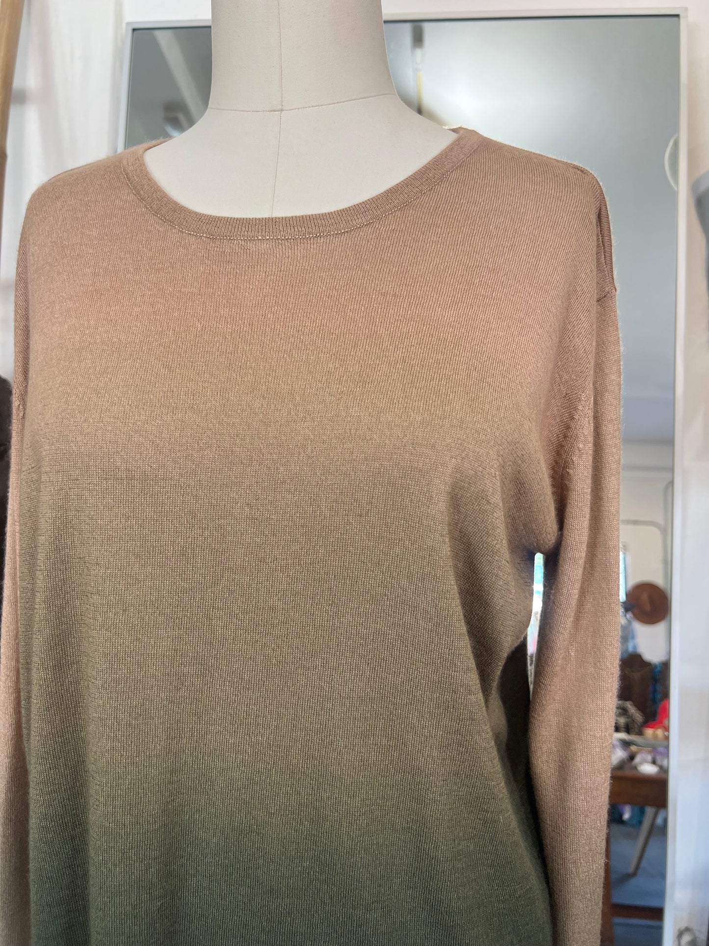 Parker Blue Cashmere Ombre Sweater