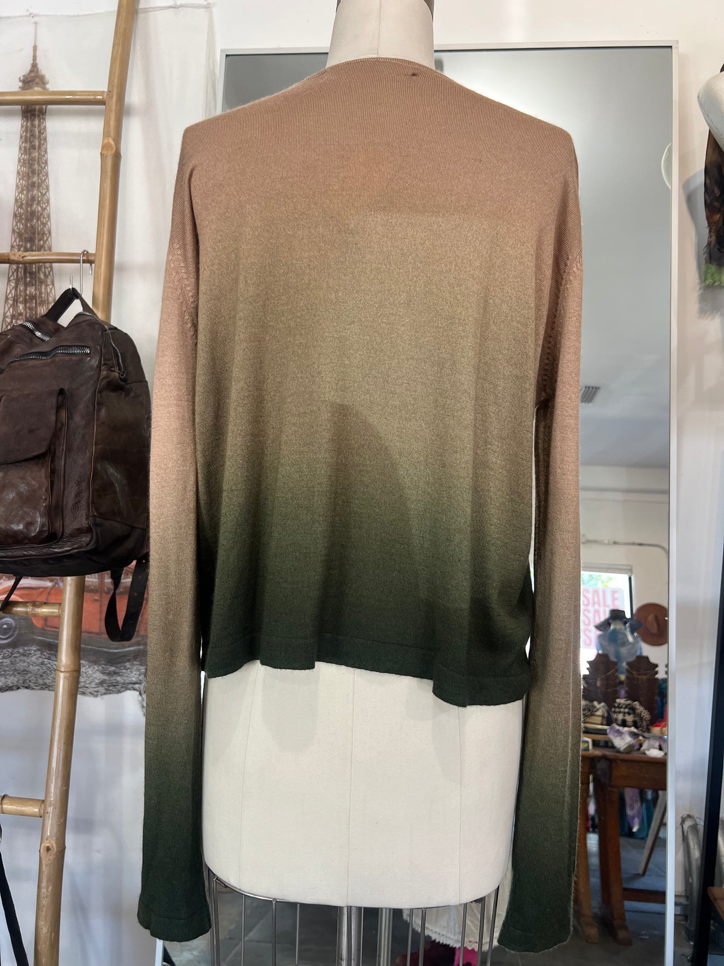 Parker Blue Cashmere Ombre Sweater