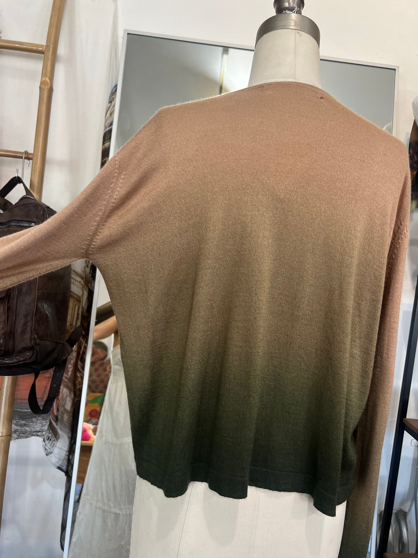 Parker Blue Cashmere Ombre Sweater