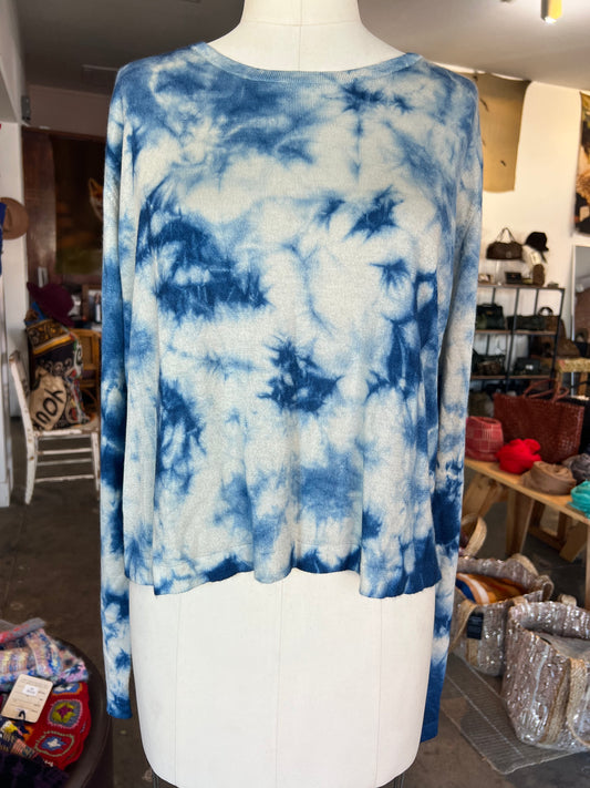 Parker Blue Cashmere Sweater