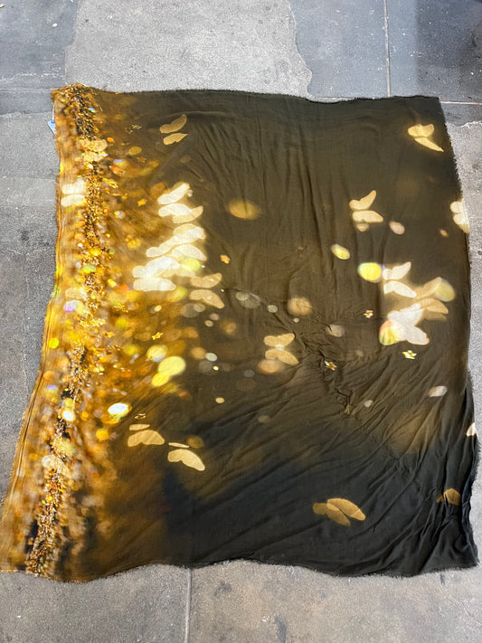 813 Ottotredici Gold Butterfly Scarf