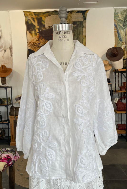 Temptation Positano Embroidered Blouse