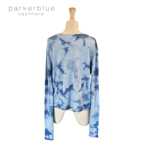 Parker Blue Cashmere Long Sleeve T-Shirt