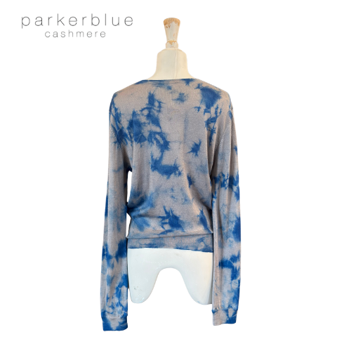 Parker Blue Cashmere Cardigan