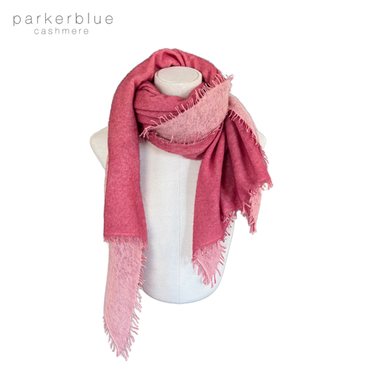 Parker Blue Felted Cashmere Scarf