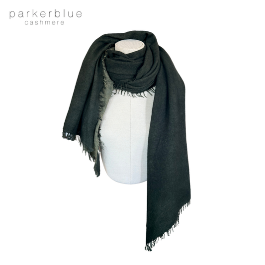 Parker Blue Felted Cashmere Scarf