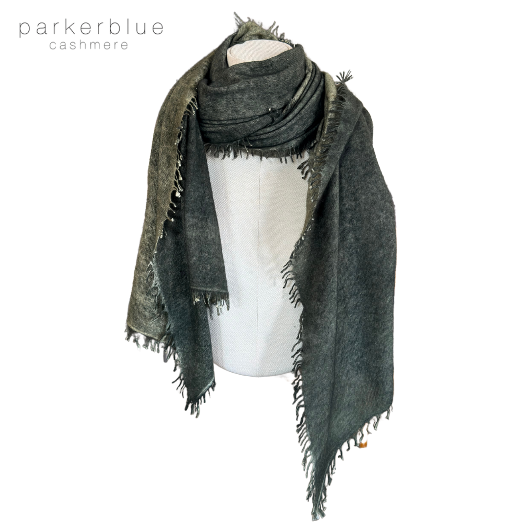 Parker Blue Felted Cashmere Scarf