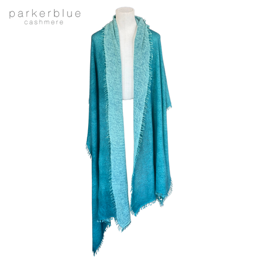 Parker Blue Felted Cashmere Scarf
