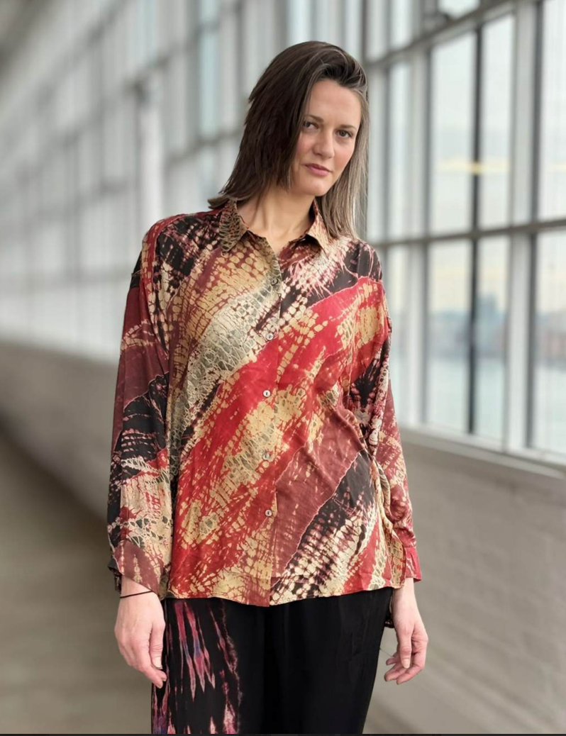 Raag Tie Dye Button Up Shirt