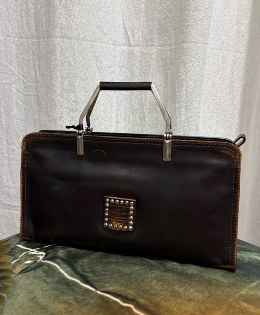 Campomaggi Leather Bag in Grigio