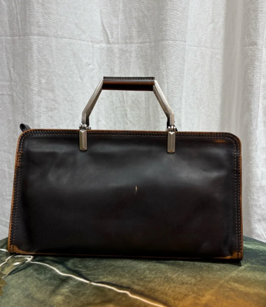 Campomaggi Leather Bag in Grigio