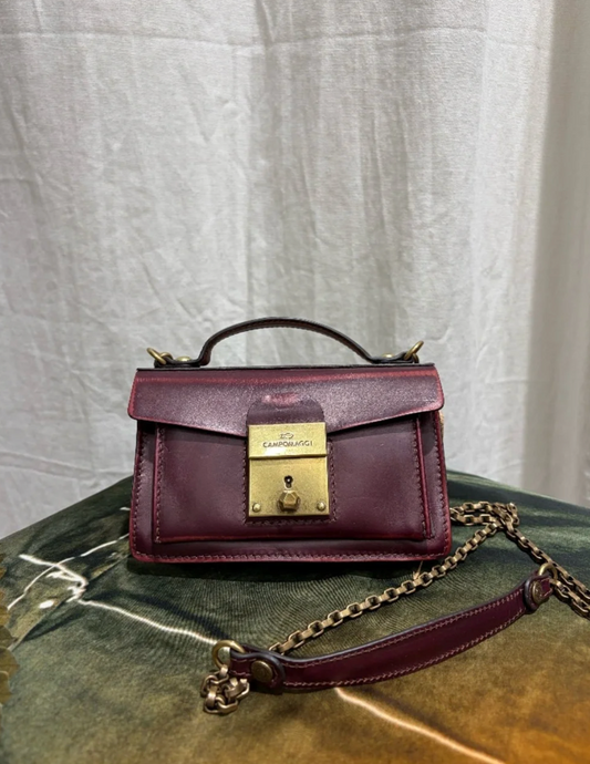 Campomaggi Crossbody Bag in Bordeaux
