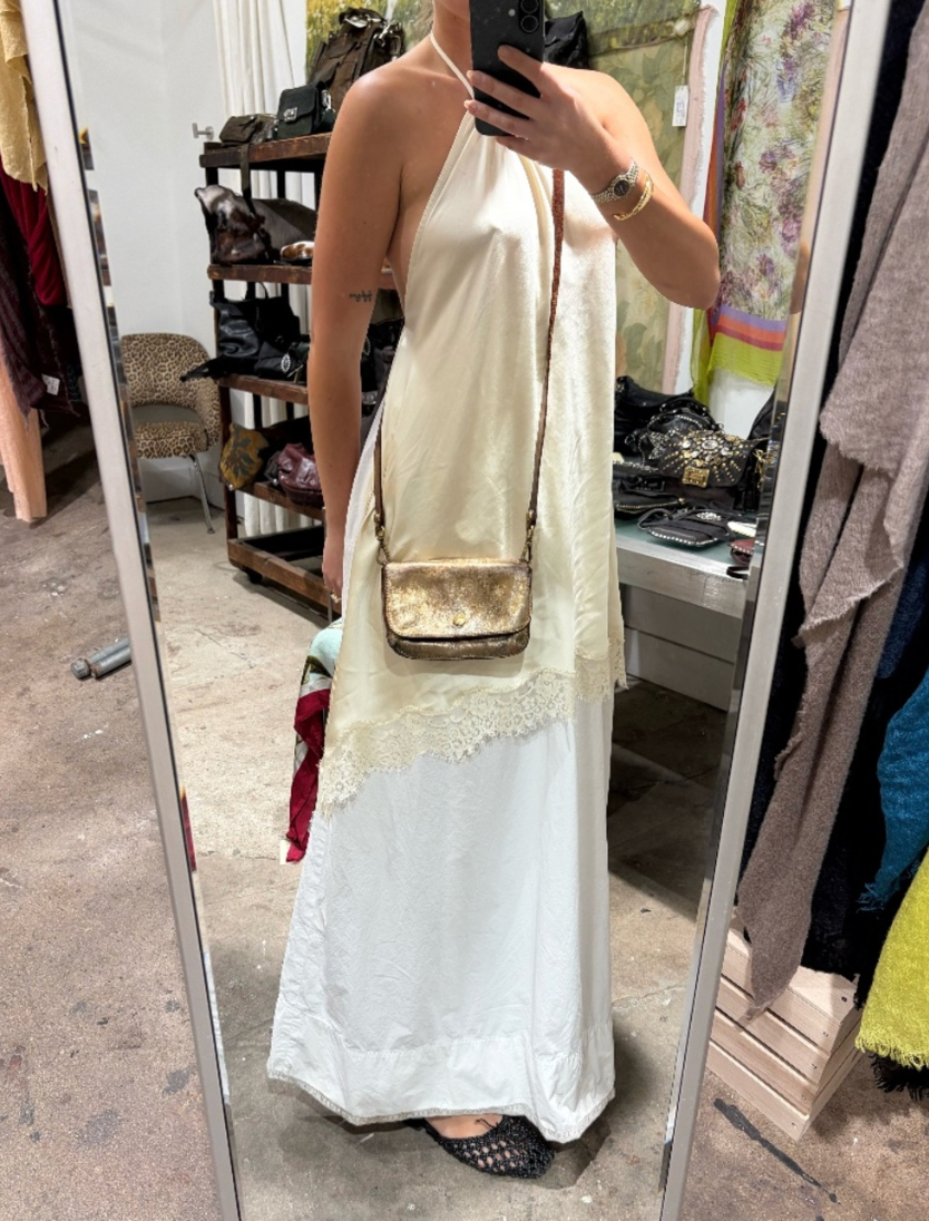 Campomaggi Mini Crossbody Bag in Metallic (Vintage)
