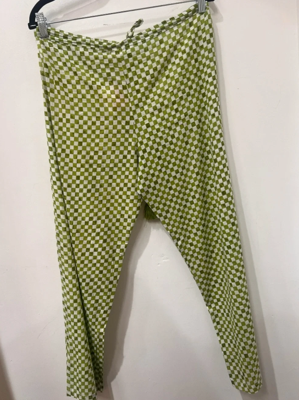 Nimbu PJ Bottoms in Checks Avocado