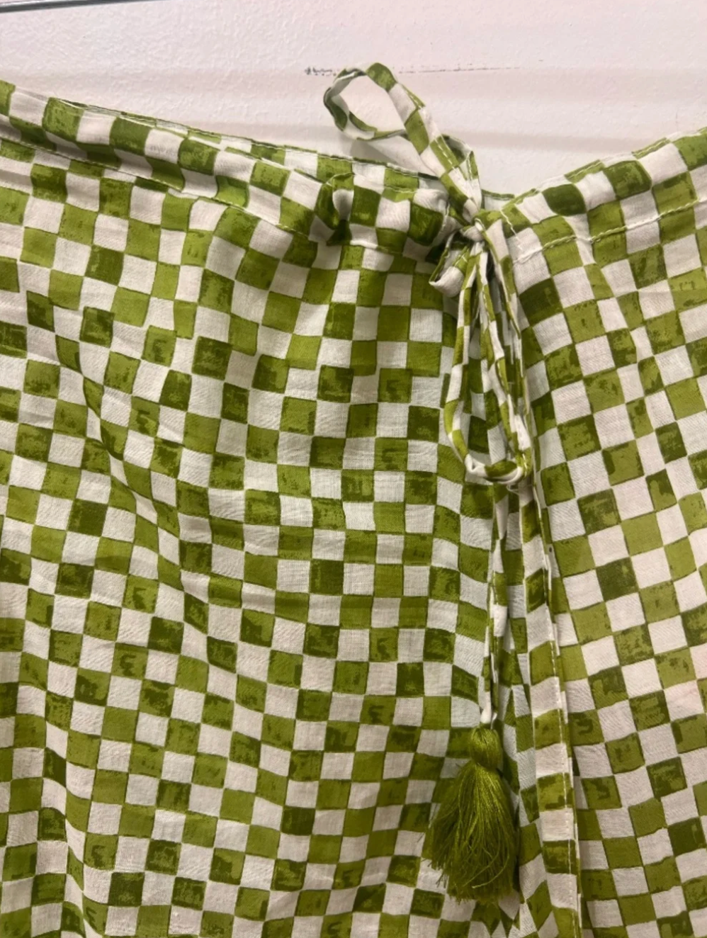 Nimbu PJ Bottoms in Checks Avocado