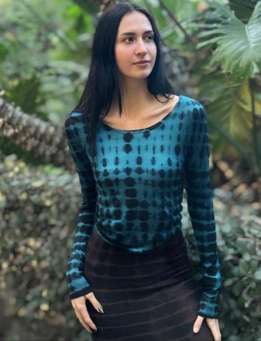 Parker Blue Cashmere Sweater