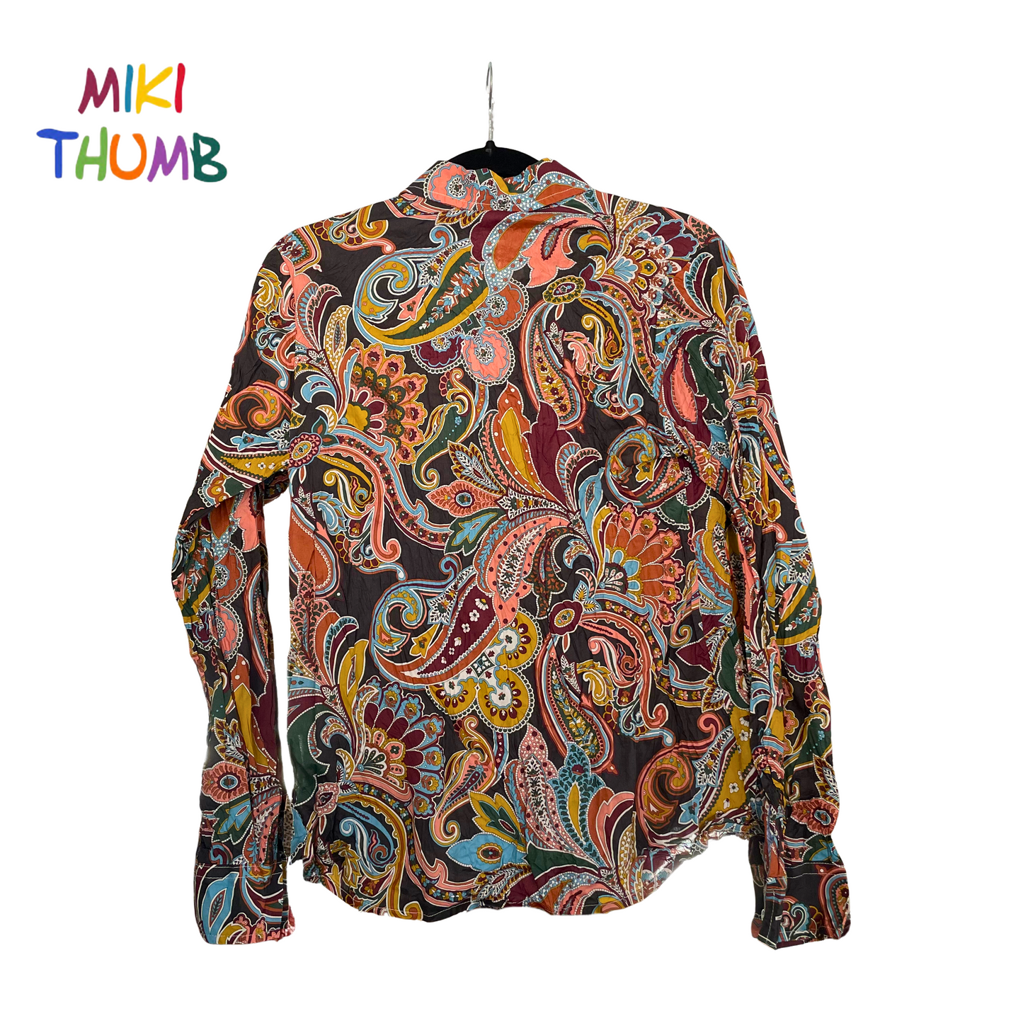 Miki Thumb Classic Shirt in Paisley Persia