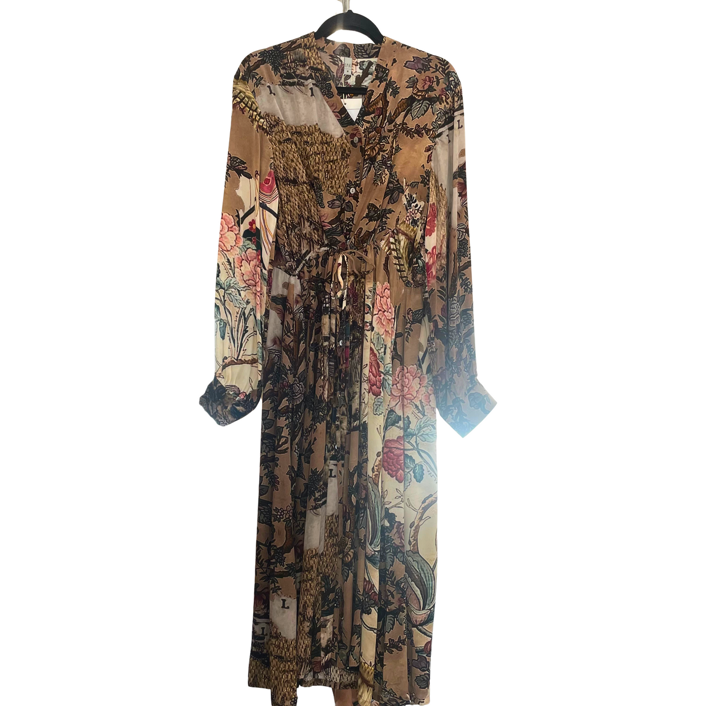 Yavi Long Sleeve Floral Dress