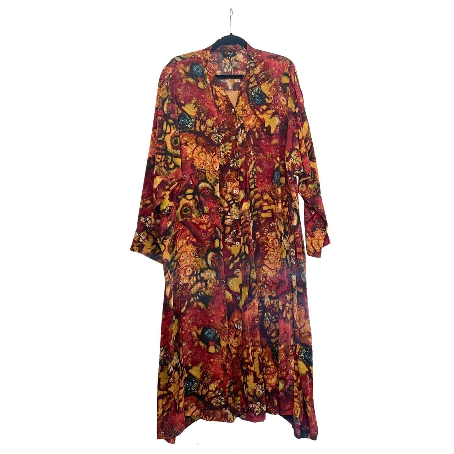 Raag Long Sleeve Button Up Dress
