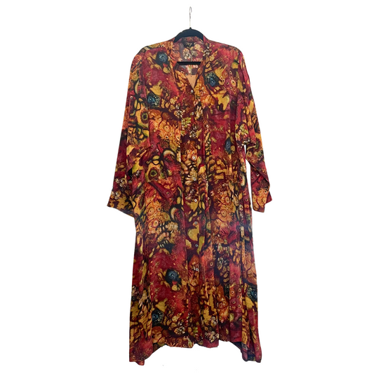 Raag Long Sleeve Button Up Dress