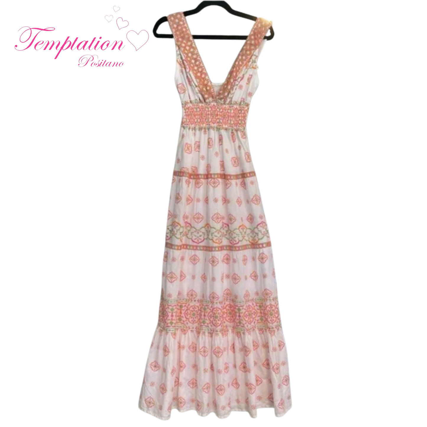 Temptation Positano Neto Dress in Orange