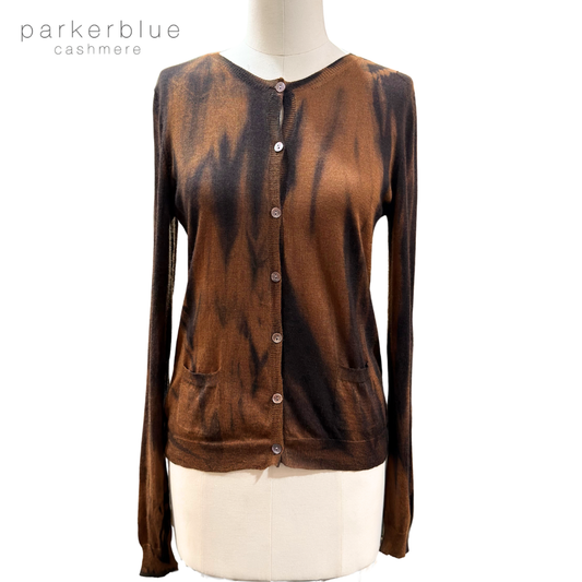 Parker Blue Cashmere Cardigan